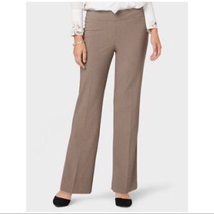 Beige Dressbarn trousers dress pants petite 12